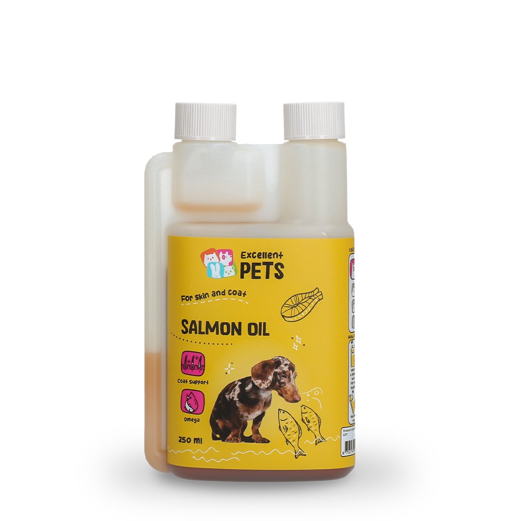 Excellent Pets Salmon Oil zalmolie, fles van 250 ml
