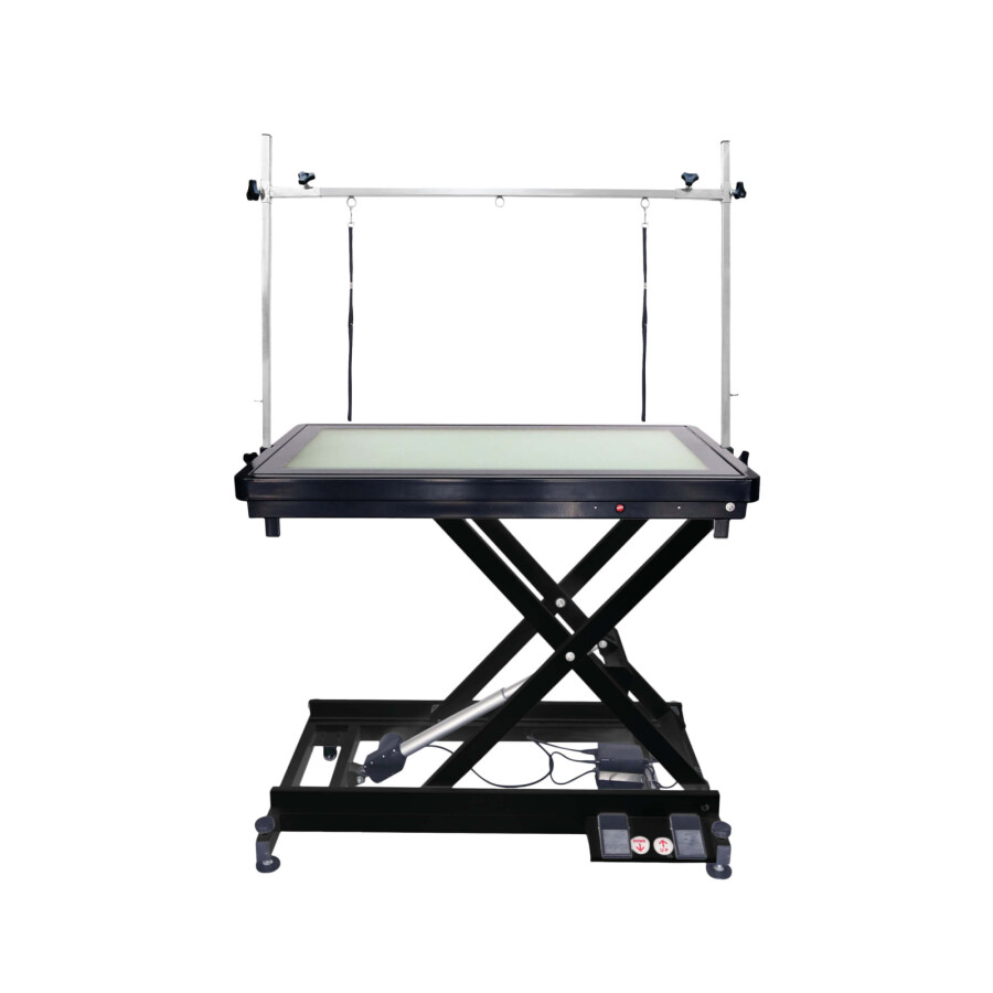 Sunny Groom elektrische trimtafel met verlichting en plexi blad