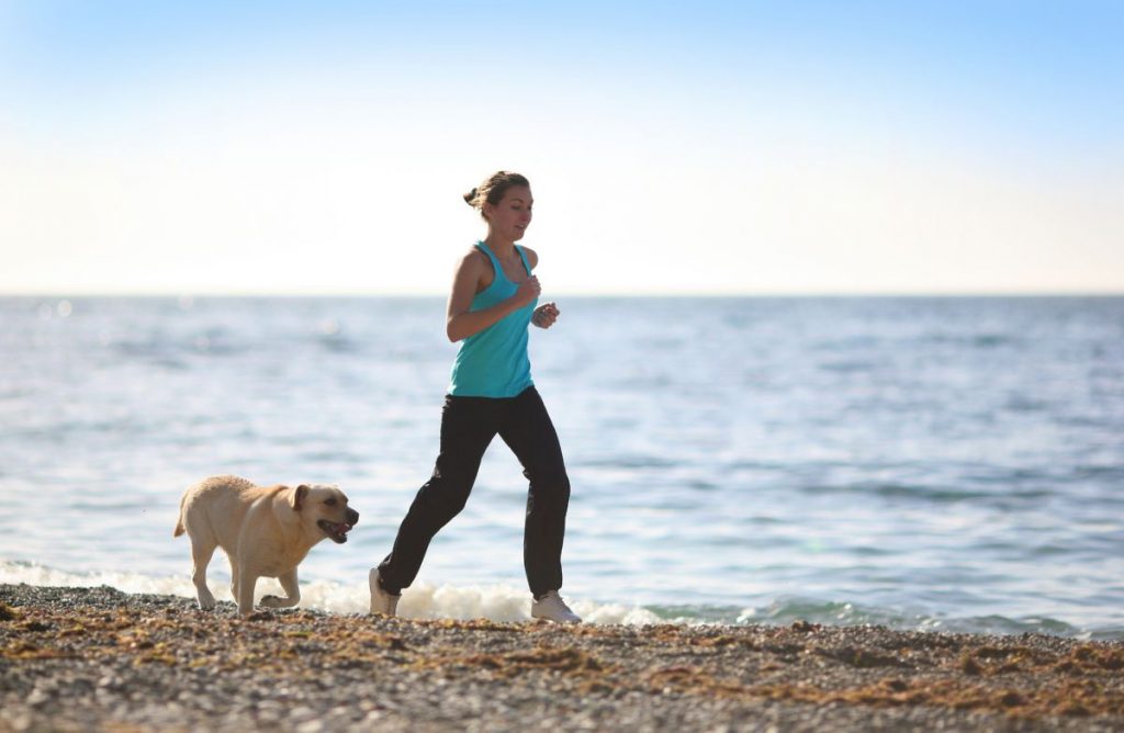 Hardlopen op strand