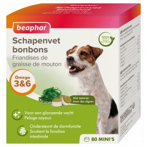 Beaphar Schapenvet Mini Bonbons met zeewier Per 2 verpakkingen