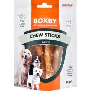 Boxby Chew Sticks Kip Per 15 (15 x 80 gr)