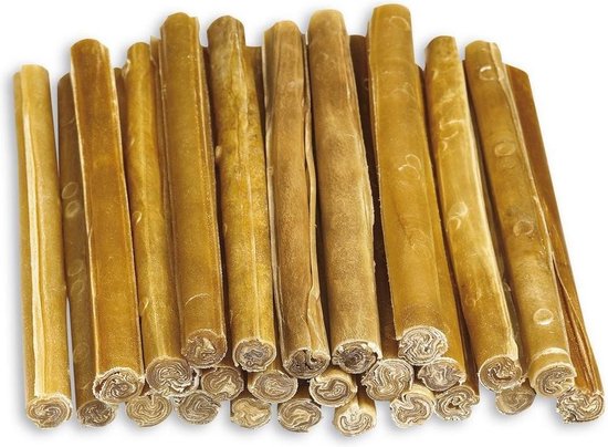 Antos - Hondensnack - Mega Kauwstaaf Runderhuid - 20 stuks - 25cm