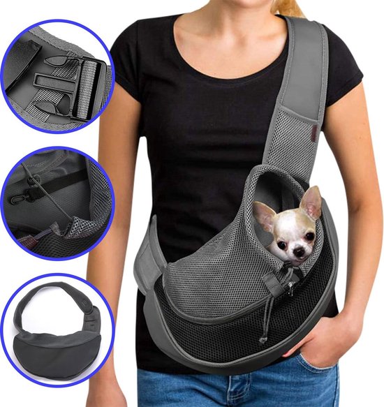 Honden Draagtas - Honden Draagzak - Hondentas - Draagzak Hond - 46 x 25 CM - Draagtas Hond Tot 10 KG