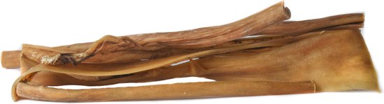 Kophuid groot 6 Stuks - Gedroogd - Hondensnack - Kauwsnack - Rund - Kauwbot - Hard