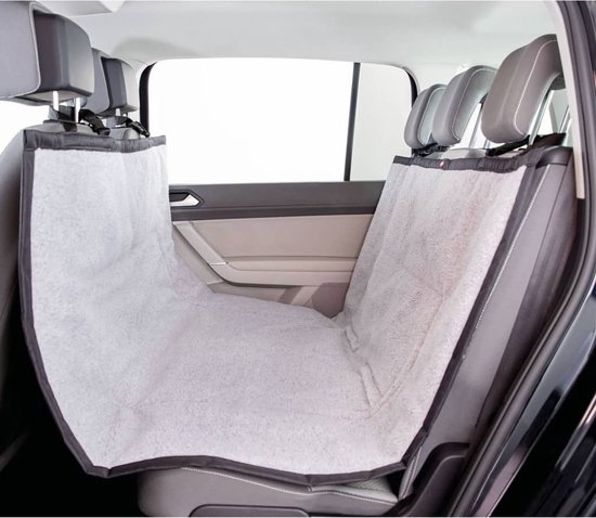 Trixie - Hondendeken Auto Achterbank - 4-Seasons - Zwart Grijs - 160X145 CM