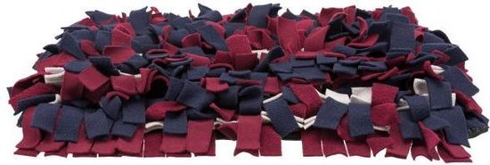 Trixie Activity Snuffelmat - Hondenspeelgoed - Donkerblauw/Bordeaux - 50 x 34 cm